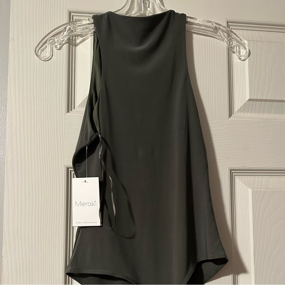 NEW with tags. Olive green bodysuit. Size XS - Picture 2 of 2